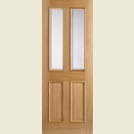 27 x 78 Regency Bolection Oak Bevelled Glass Door 686 x 1981 x 35mm