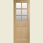 33 x 78 Suffolk Six-light Glazed Fire Door