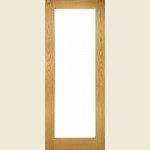 24 x 78 Walden Oak Door Clear Glass 610 x 1981 x 35