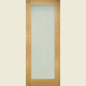 27 x 78 Walden Oak Door Frosted Glass 686 x 1981 x 35