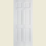 24 x 78 Regency 6-Panel White Primed Door