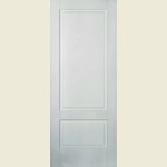 27 x 78 White Primed 2-Panel Brooklyn Door