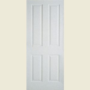 826 x 2040mm 4-Panel Smooth Semi Solid Door