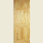 24 x 78 Clear Pine 6-Panel Door