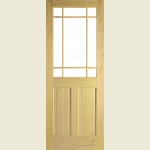 32 x 80 Clear Pine Downham Unglazed Door