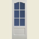 Bristol Kent Six Light Clear Glazed Doors White