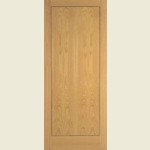 27 x 78 White Oak Veneer 1 Panel Door