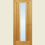 27 x 78 Kilburn Oak Glazed Door