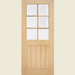 Burnley Mexicana Oak Six Light Glazed Doors