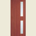 18 x 78 Sapele Veneer 16G FD30 Fire Door