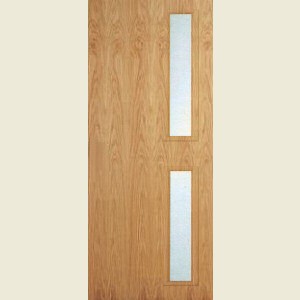 826 x 2040mm White Oak Veneer 16G FD60 Fire Door