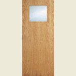 27 x 78 White Oak Veneer 1G FD30 Fire Door