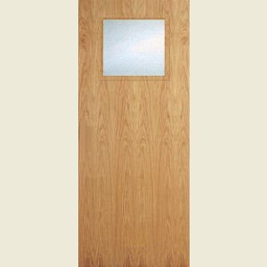 32 x 80 White Oak Veneer 1G FD30 Fire Door