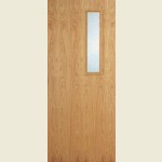 18 x 78 White Oak Veneer 3G FD30 Fire Door