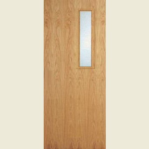 32 x 80 White Oak Veneer 3G FD30 Fire Door