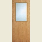 27 x 78 White Oak Veneer 8G FD30 Fire Door