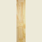 15 x 78 Clear Pine Victorian 2-Panel Door