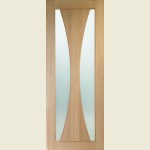 Gainsborough Verona oak Door With Clear Glass