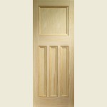 27 x 78 Interior Vine DX 30s Style Clear Pine Door