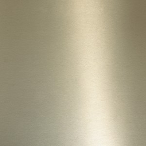 Alu Brushed Goldtone Laminate Sample