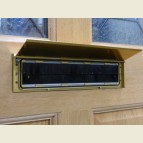 293mm Gold Letterplate Draught Excluder