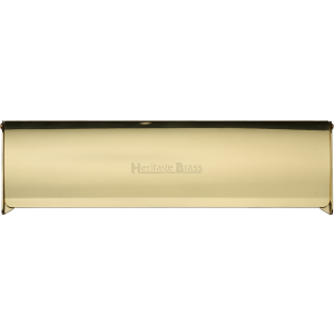 305mm Interior Letter Flap Polished Brass