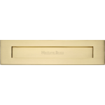 330mm x 80mm Letter Box Cover Plate Satin Brass