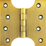 102mm x  52mm x 102mm x 4mm Parliament Hinge Antique Brass