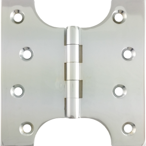 102mm x  52mm x 102mm x 4mm Parliament Hinge Polished Chrome