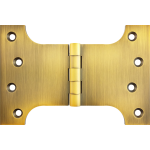 102mm x 100mm x 152mm x 4mm Parliament Hinge Antique Brass