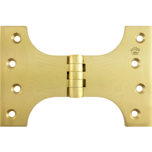 102 x 100 x 152 x 5mm Parliament Hinge Polished Brass