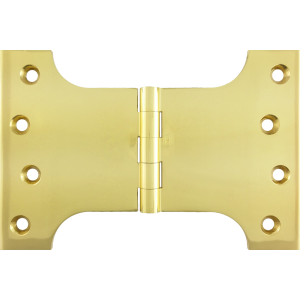 102mm x 100mm x 151mm x 5mm Parliament Hinge Polished Brass