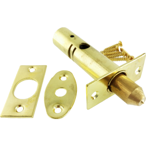 60mm Mortice Rack Bolt Polished Brass