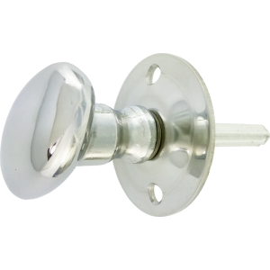 Oval Rack Bolt Thumb-Turn Polished Chrome