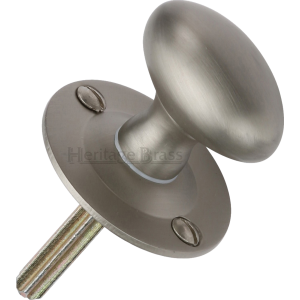 Oval Rack Bolt Thumb-Turn Satin Nickel