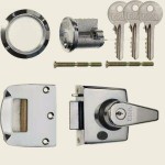 40mm Polished Chrome Double-Locking Nightlatch