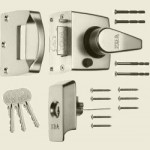 40mm BS Polished Chrome High Security Nightlatch