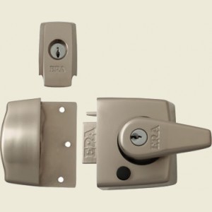 40mm BS Satin Nickel High Security Nightlatch