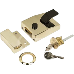 Yale 85 High-Security Nightlatch Brasslux Cylinder