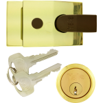 Yale 89 Dead-Locking Nightlatch Brasslux