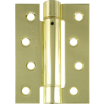 102mm Spring Hinge Polished Brass