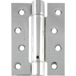 102mm Spring Hinge Polished Chrome