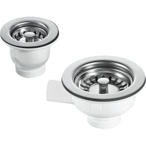 Ceramic 1.5 Bowl Sink Strainer Waste Kit