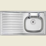 Shallow Single Bowl Sink LH