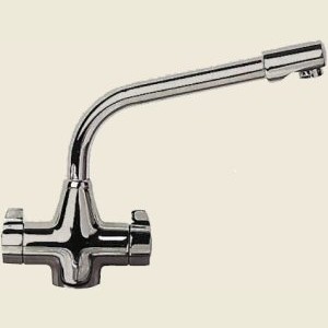 Hi-Tech Brushed Steel Monobloc MixerTap Mk2