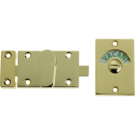 Diecast Bathroom Indicator Bolt PVD Brass