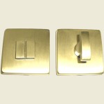 Square Thumbturn and Release Polished Brass