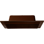 Brown Louvered Vent 150mm x 70mm Ducting