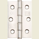 3 Inch Washered Hinge Polished Stainless Steel