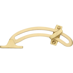 152mm Adjustable Quadrant Window Stay Satin Brass